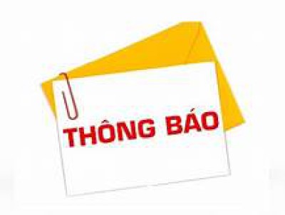Thông báo về việc giải quyết hồ sơ chuyển đến