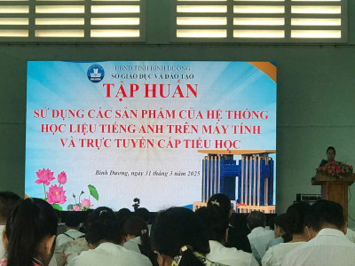 TH Hòa Phú - Tham dự tập huấn kho học liệu Tiếng Anh