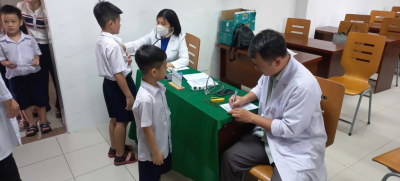 Chiến dịch tiêm ngừa Uốn ván - Bạch hầu cho học sinh lớp 2 Tại Trường Tiểu học Hòa Phú