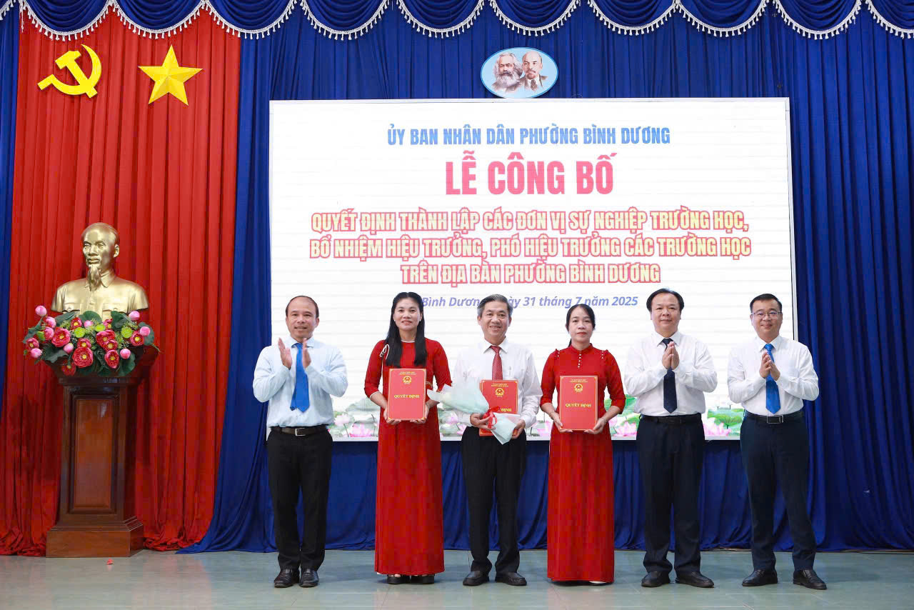 Lễ công bố thành lập trường Tiểu học Hòa Phú và Bổ nhiệm Hiệu trưởng, Phó hiệu trưởng