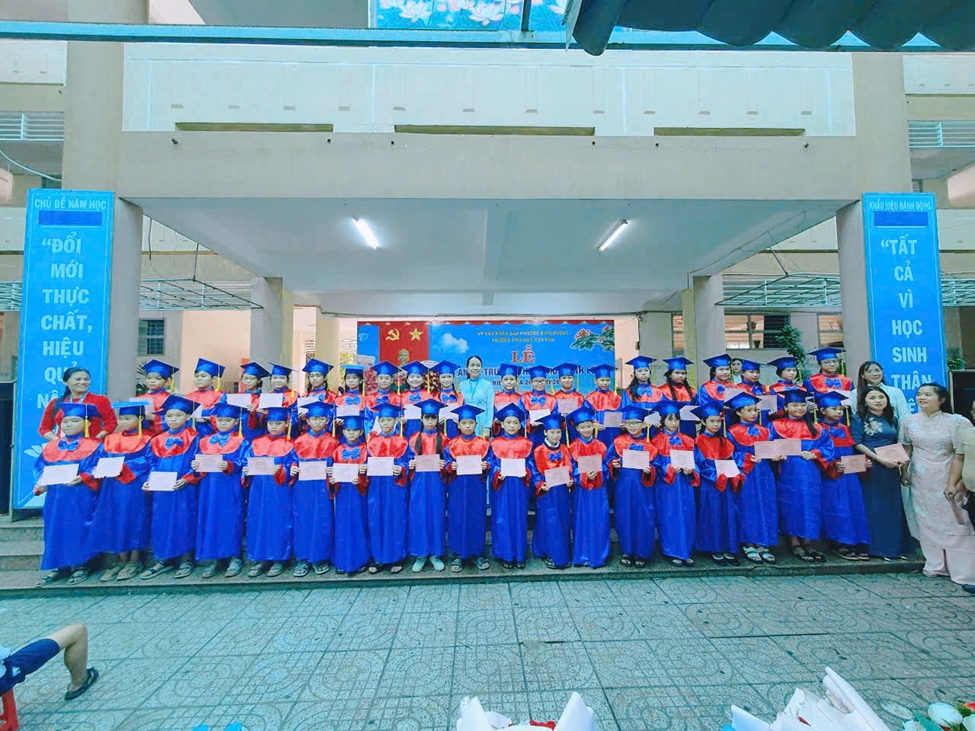 Trường Tiểu học Hòa Phú_Lễ tri ân và trưởng thành học sinh lớp 5 niên khóa 2021-2026